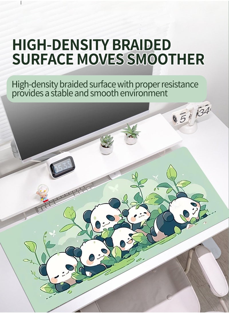 Beirui - 90cm*40cm Anime Mouse Pad, Gaming Mouse Pad, Large Mouse Pad, Extended Keyboard Mouse Pad, Extended Keyboard Mouse Pad with non-slip base and stitched edges - Image 1