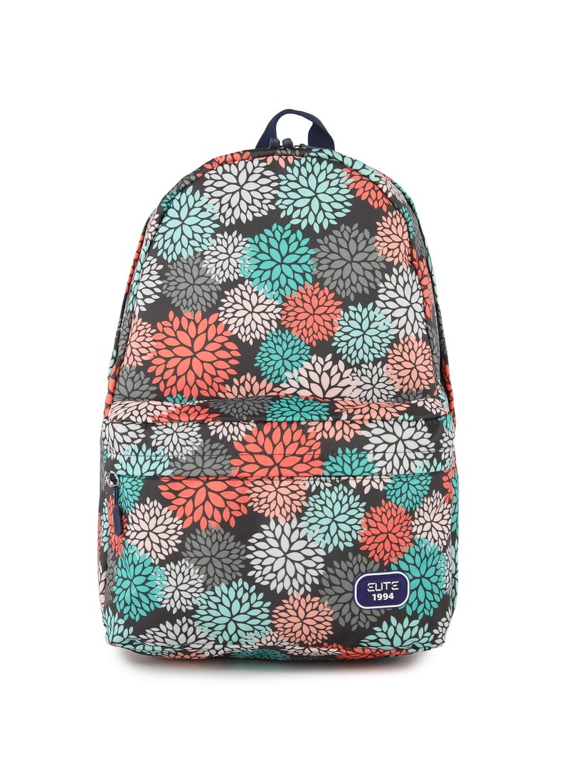 Elite Elite Unisex Printed School Bags 3 Pocket With Laptop Pocket - 17inch - Black / Multicolor - No:GS 223  - Image 1