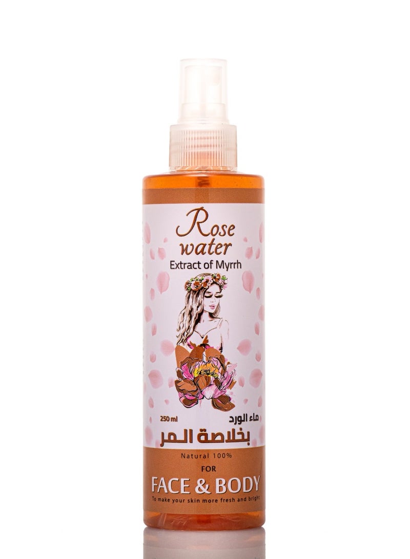 زهرة فيولا ماء ورد بخلاصة المر 