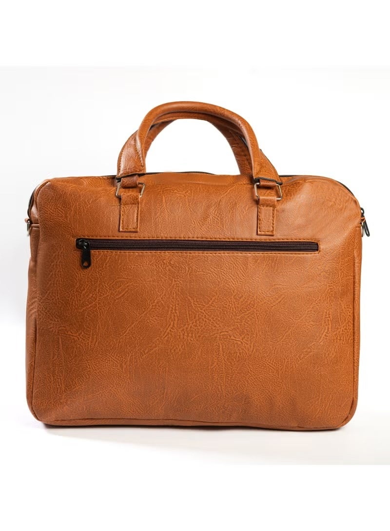 جيب بولو شنطة جلد -جيب بولو-لاب توب- بحزام قابل للتعديل - هافان - Image 5