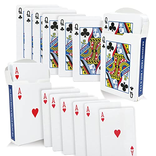 Magic Makers One Way Forcing Blue Bicycle Back Decks Combo Queen of Clubs and Ace of Hearts 2 Decks Included - Image 5