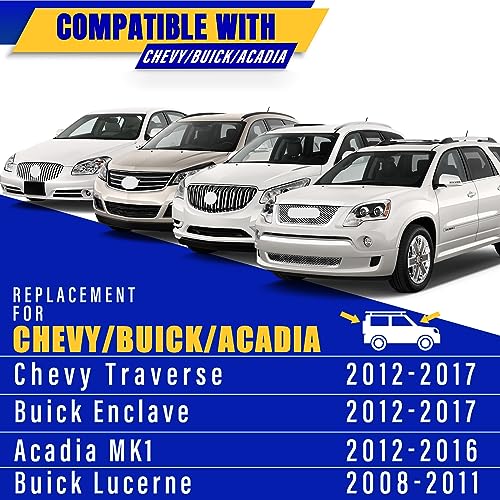 Rooppa 2 مساحات استبدال لسيارة شيفروليه ترافيرس 2012-2017 / بويك إنكلايف / أكاديا MK1 2012-2016 / بويك لوسيرن 2008-2011، شفرات مساحات الزجاج الأمامي استبدال المعدات الأصلية - 24"/21" (مجموعة من 2) - Image 5