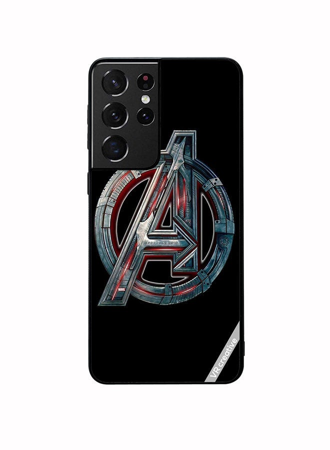 VR CREATIVE Protective Case Cover For Samsung Galaxy S21 Ultra 5G Avenger Design Multicolour - Image 1
