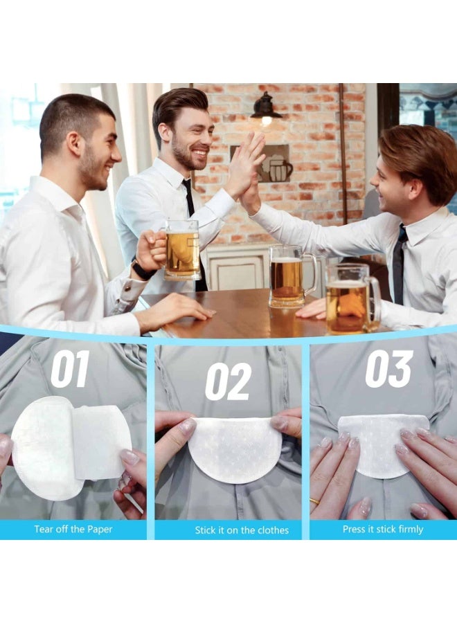 Mitoy 100 Pcs Armpit Sweat Pads, Disposable Underarm Guards for Women & Men - Image 4