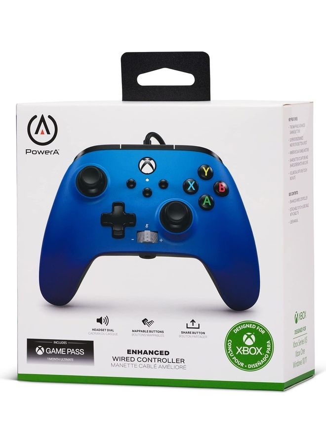 PowerA Enhanced Wired Controller for Xbox Series X|S - Sapphire Fade - Image 4