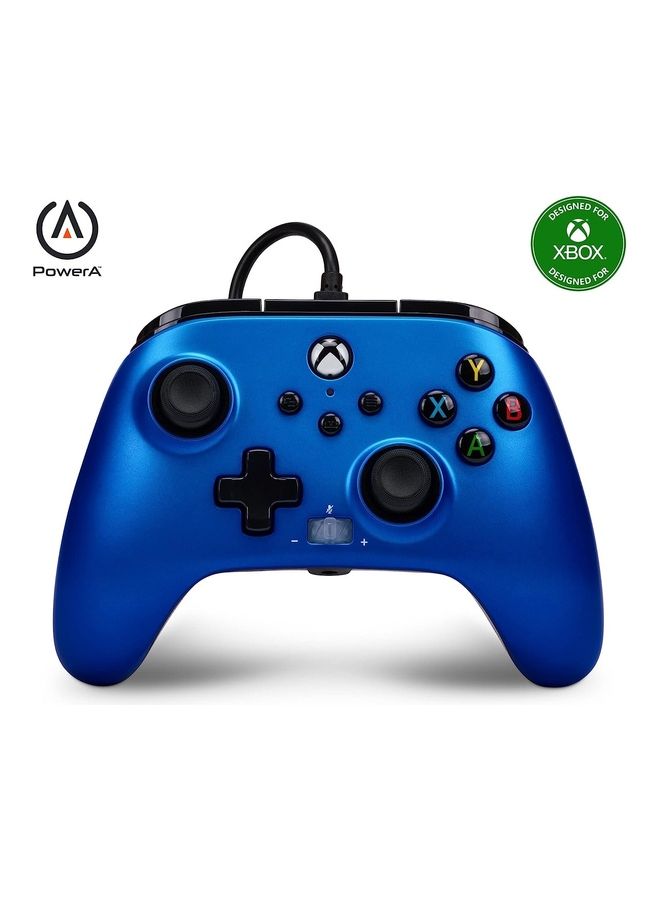 PowerA Enhanced Wired Controller for Xbox Series X|S - Sapphire Fade - Image 1