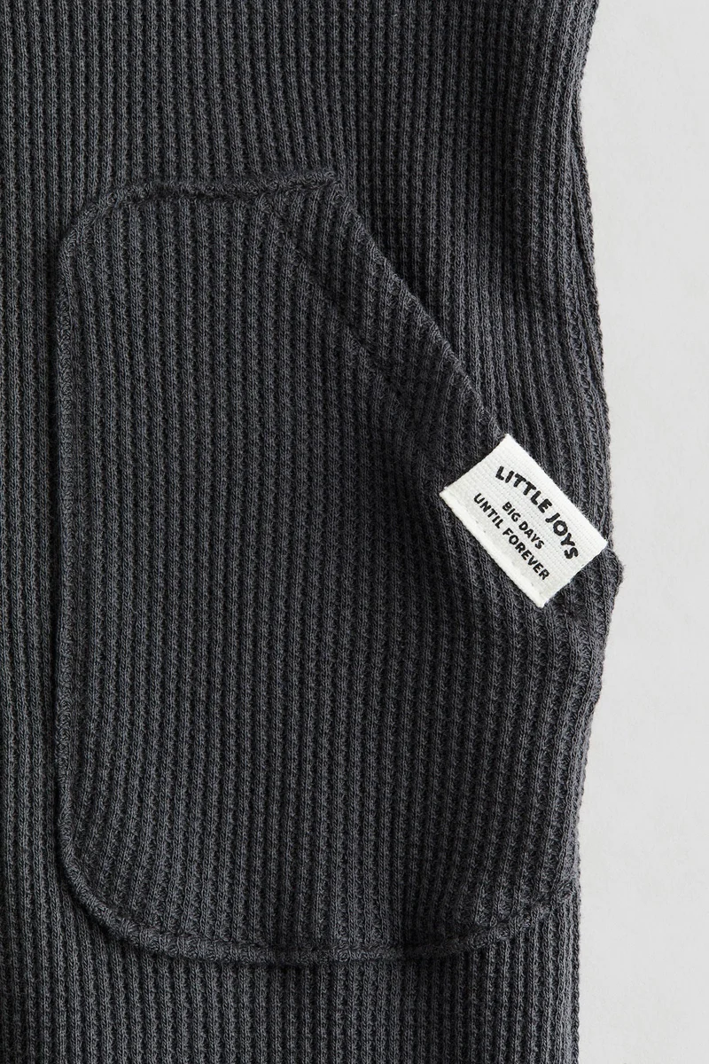 H&M Waffled cotton dungarees