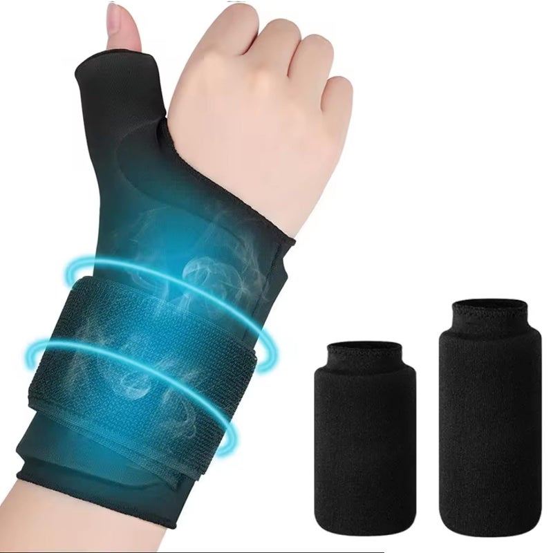 Coldcool WristHand Ice Pack Hot Cold Therapy Wrap Soft Gel Pack for Either Wrist Black - Image 3