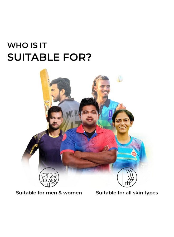 elemnt Brown Zinc Sunscreen Spf 50 Zinc Suncream Broad Spectrum Pa+++ With Aloe Vera Formulated For Heavy Sun Exposure Water Resistant Sunscreen For Cricketers & Sports Men & Women 25 Gm - Image 4