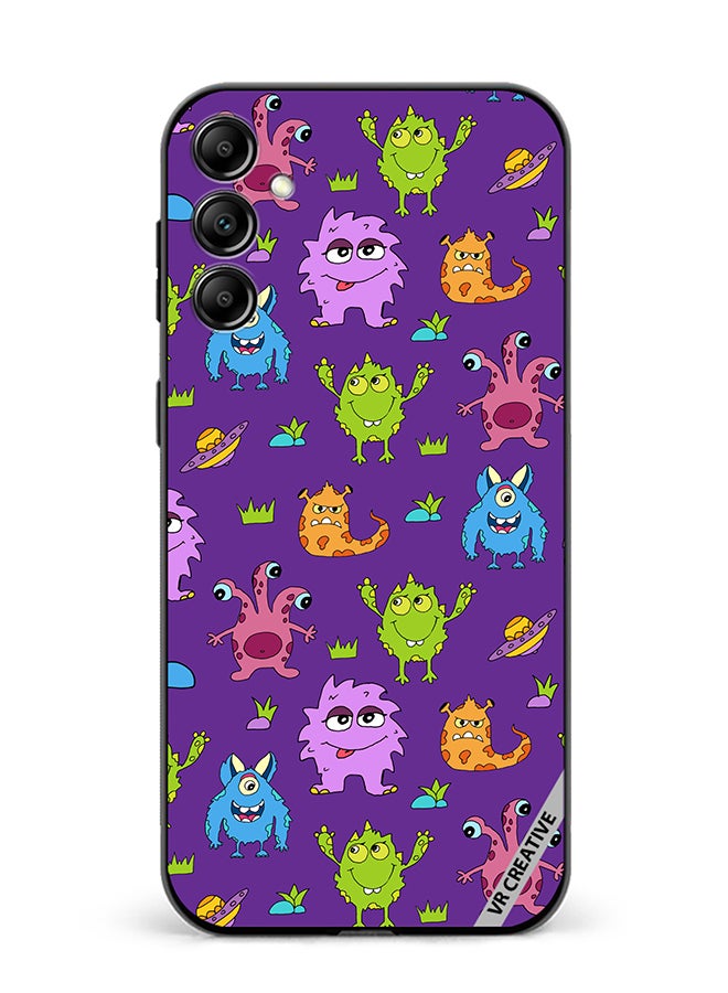 VR CREATIVE Protective Case Cover For Samsung Galaxy A15 5G/A15 Monsters Cartoon Design Multicolour - Image 1