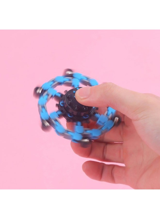 Generic - Robot Fingertip Gyro Deformation Mechanical Finger Gyro Decompression Decompression Artifact Finger Spiral Fingertip Toy-Specifications:Mechanical Gyro - Image 1