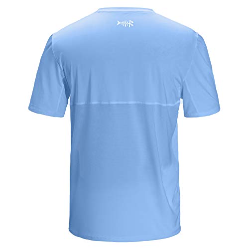BASSDASH Men’s UPF 50+ Sun Protection Fishing Shirt Short Sleeve UV T-Shirt - Image 2