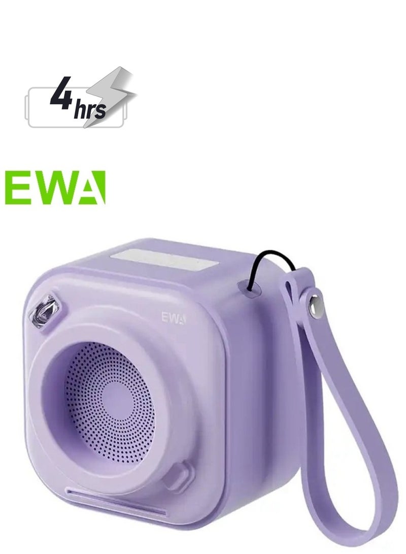 EWA A132 Portable Mini Stereo Wireless Bluetooth Speaker (Purple) - Image 1