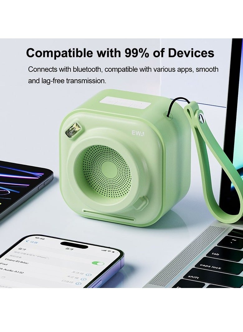 EWA A132 Portable Mini Stereo Wireless Bluetooth Speaker (Purple) - Image 4