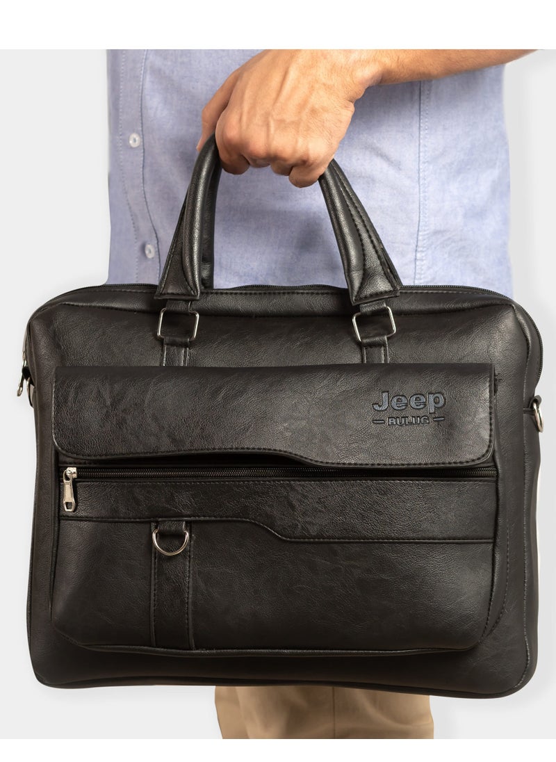 Jeep - laptop Bag Black - Image 1