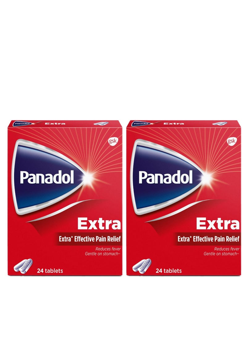 Panadol Pack Of 2 Panadol Extra Tablet 24 pcs  - Image 1