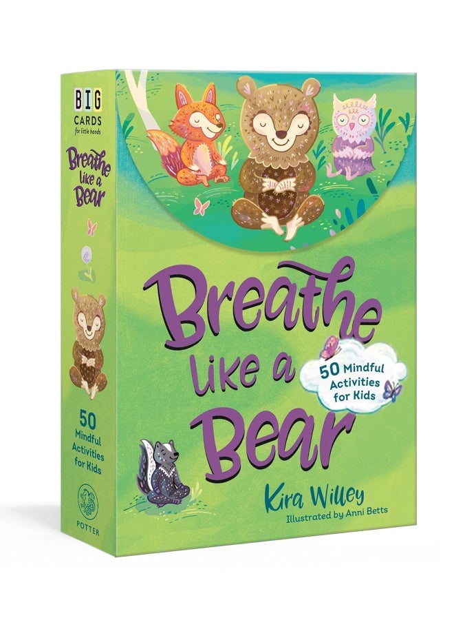 Clarkson Potter Breathe Like a Bear Mindfulness Cards: 50 Mindful Activities for Kids - Image 1