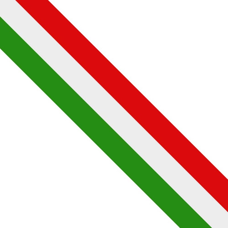 LZLRUN 3inches x 118inches Stripes Rally Side Hood Racing Motorsport Vinyl Decal Sticker Strip Bumper Engine Cover (Italian Flag Stripe Decal Sticker) - Image 1