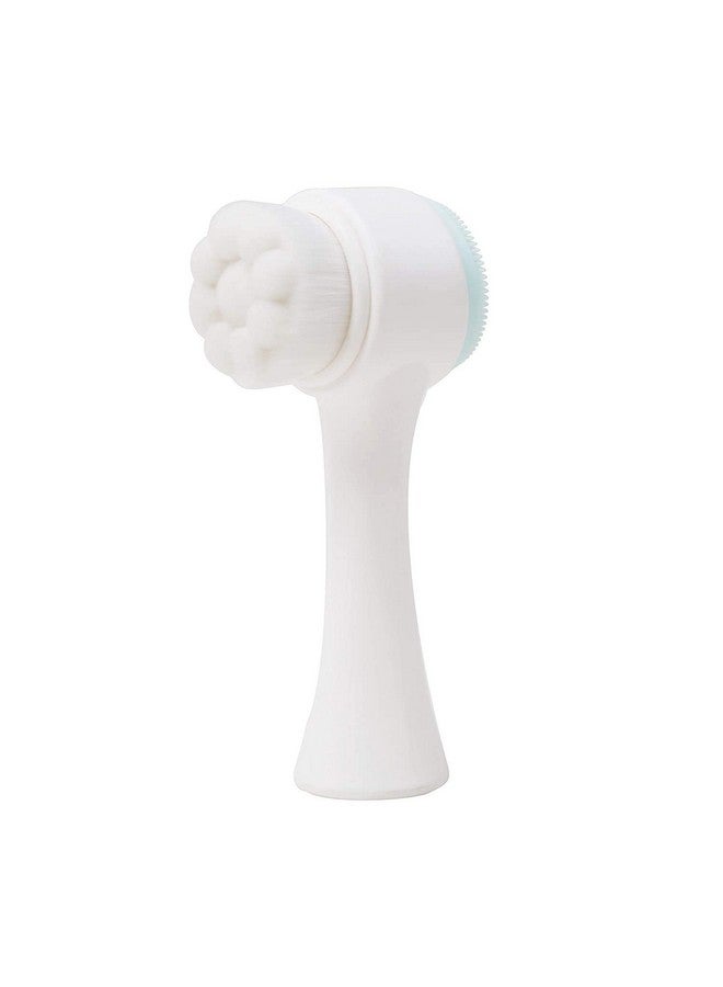 OANGO Cleaning Face Cleansing Exfoliating Brush Facial Wash Massage Soft Scrubber Bamboo Fiber Double Sided - Image 1