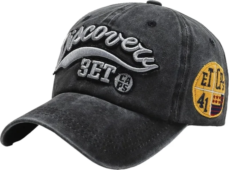 تيزجيلسين Unisex Cotton Discovery Vintage Cap Hat