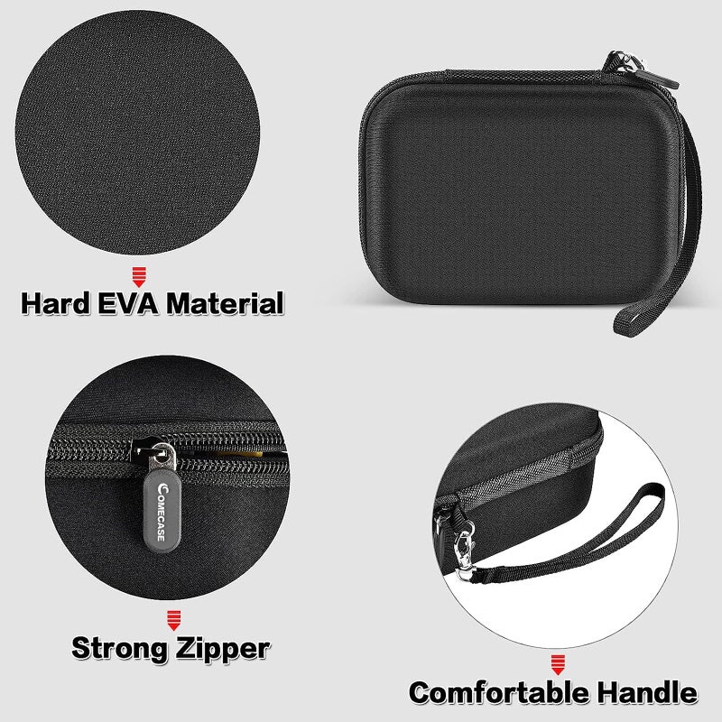 Comecase USB Flash Drive Case, Thumb Drive, Memory Card SD SDXC SDHC Card Holder Organizer, Electronic Accessories Storage Bag for SanDisk/SamData/Samsung/TOPESEL/PNY/Memory Stick/YubiKey (Box Only) - Image 4