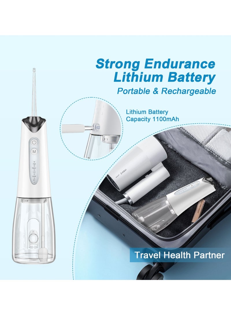 300ml Oral Irrigator Dental Water Flosser Teeth Cleaning Electric Portable Waterflosser Waterfloss Dental Floss Cordless - Image 4