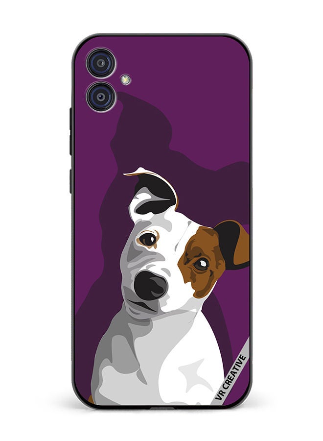 VR CREATIVE Protective Case Cover For Samsung Galaxy M04/F04 Dog Design Multicolour - Image 1