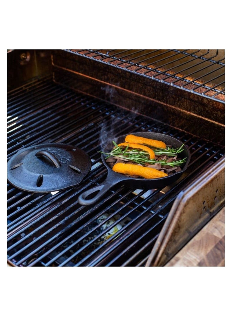 Lodge Seasoned Cast Iron Skillet 6.5 Inch - Image 4
