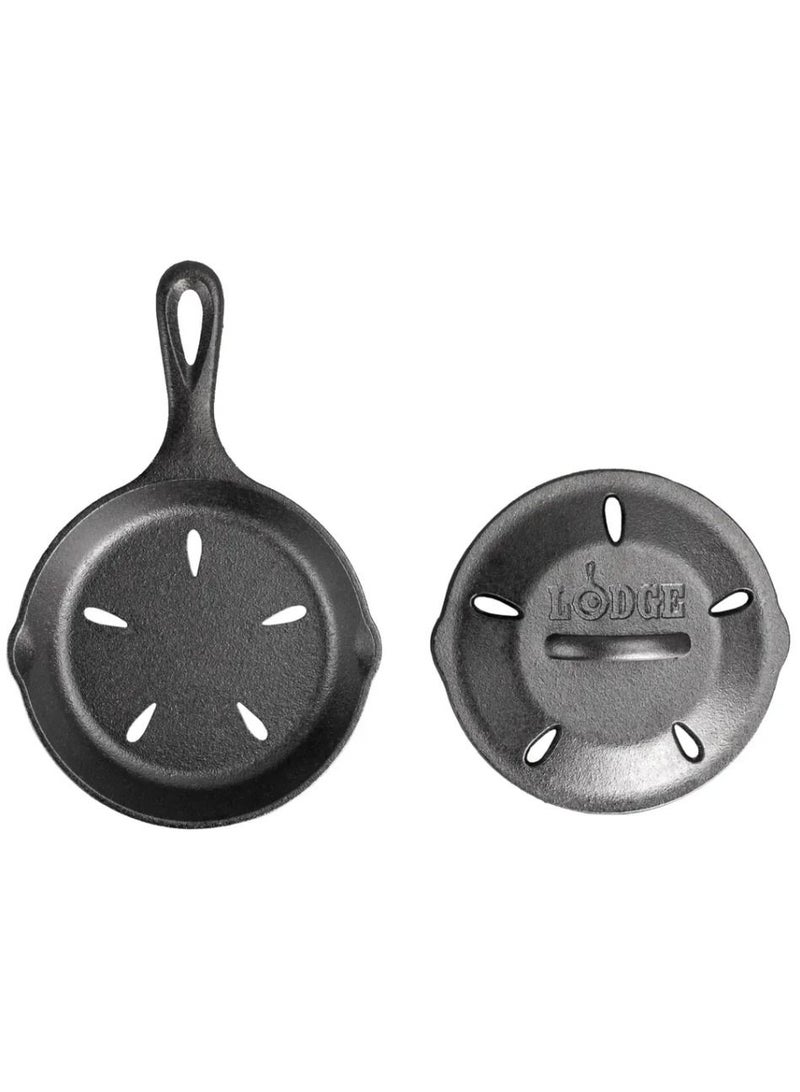 Lodge Seasoned Cast Iron Skillet 6.5 Inch - Image 5