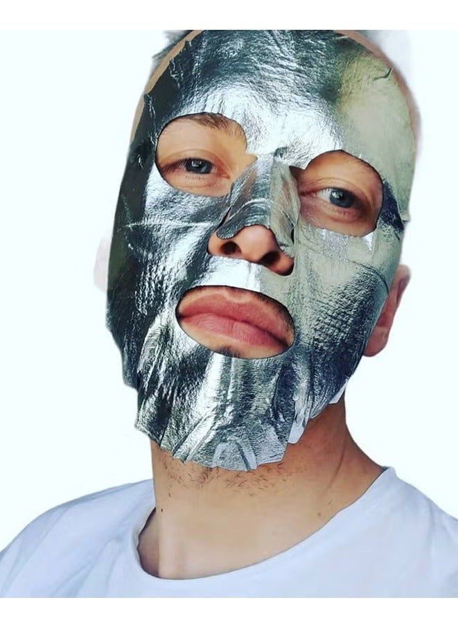 BARBER PRO Skin Renewing Foil Mask with Hyaluronic Acid - Image 2