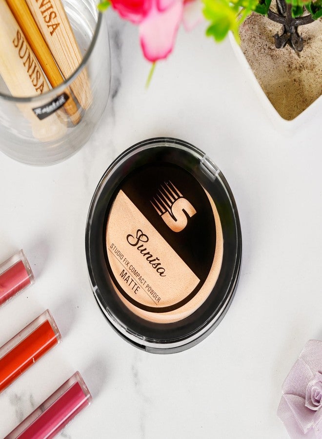 Sunisa Matte Pressed Powder Compact for All Skin Types - Image 3