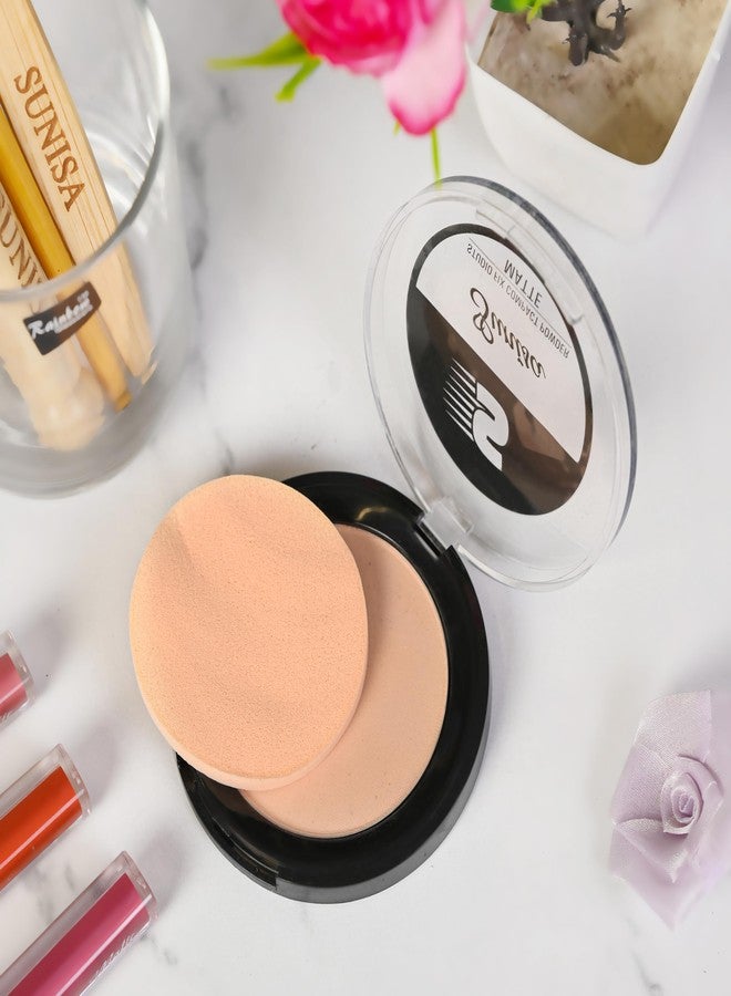 Sunisa Matte Pressed Powder Compact for All Skin Types - Image 1