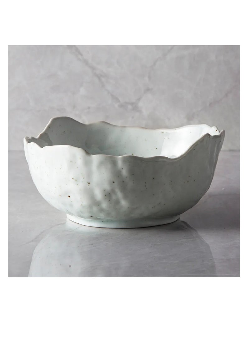 MAAC HOME Qbebe MAAC Home creative White plate and Bowl set | Elegant Durable and Classic design Perfect for Family Everyday Use, and Family Get- Together, Restaurant, Banquet and More (Eggshell bowl (5.5")) - Image 2