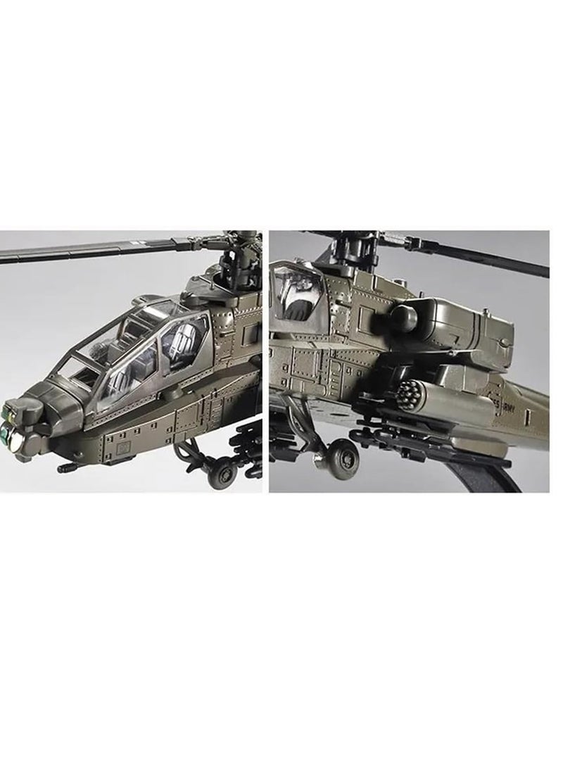 general for:Die-Cast Airplane 1:32 Scale Model for: Apache Die-cast Alloy Helicopter Model Collector Gift Gifts for Friends and Family - Image 5