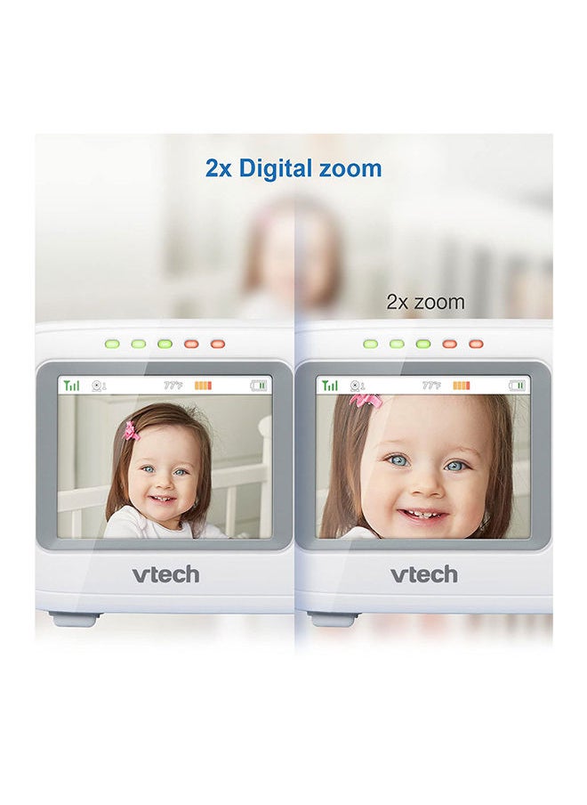 vtech - Vtech Vm320 Video Baby Monitor With Invisible Night Vision, Soothing Sounds And 2 Way Talk Intercom - Image 1