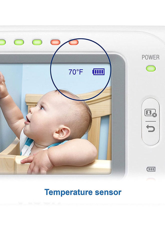 vtech - Vtech Vm320 Video Baby Monitor With Invisible Night Vision, Soothing Sounds And 2 Way Talk Intercom - Image 1