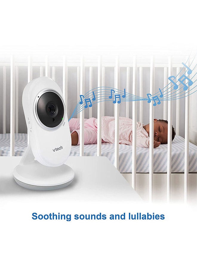 vtech - Vtech Vm320 Video Baby Monitor With Invisible Night Vision, Soothing Sounds And 2 Way Talk Intercom - Image 1