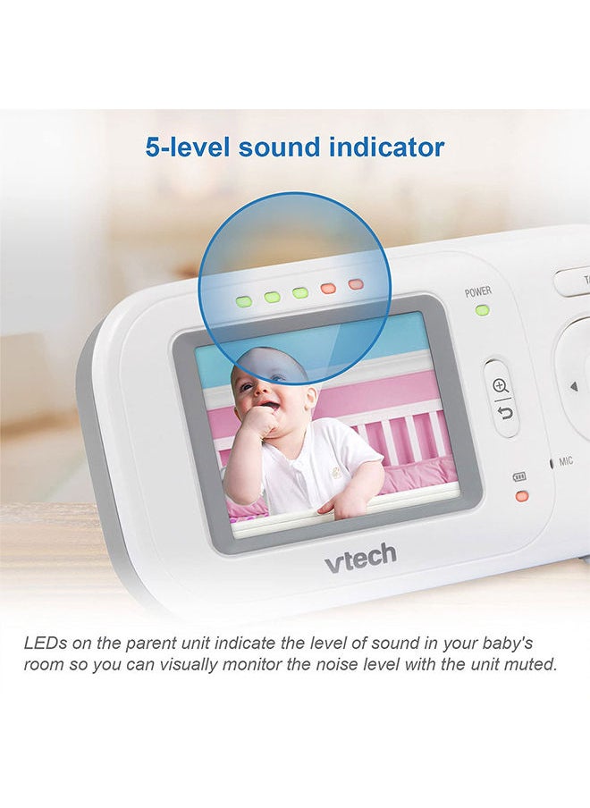 vtech - Vtech Vm320 Video Baby Monitor With Invisible Night Vision, Soothing Sounds And 2 Way Talk Intercom - Image 1