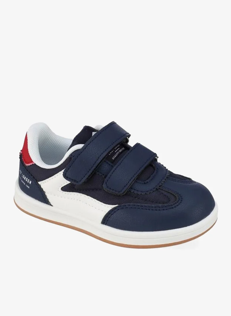 لي كوبر Boys Hook & Loop Ankle School Sneakers