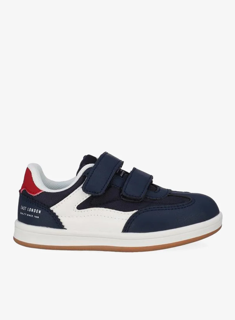 لي كوبر Boys Hook & Loop Ankle School Sneakers