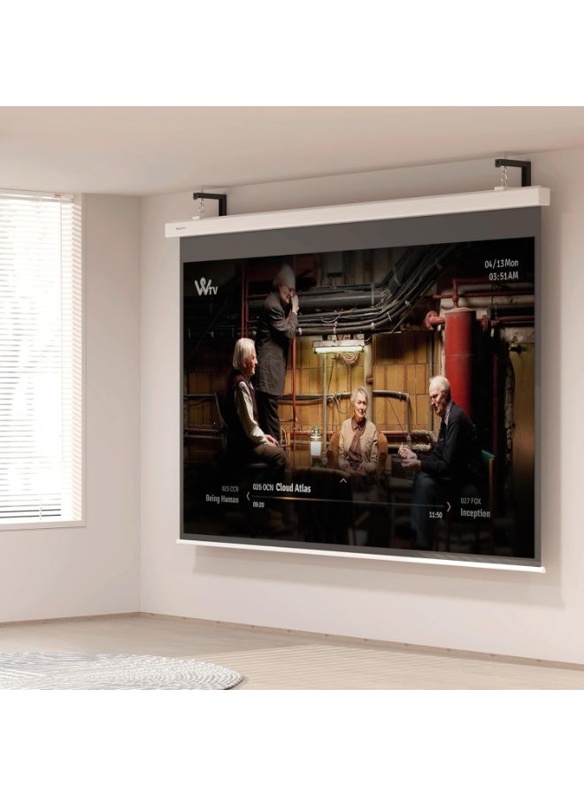 فلاشهوك حامل حائط لشاشة العرض - حامل حائطي عالمي على شكل حرف L، خطافات تثبيت قابلة للتعديل بطول 15 سم لشاشة العرض والسينما المنزلية، زوج واحد، أسود، يتحمل حتى 30 كجم - Image 2