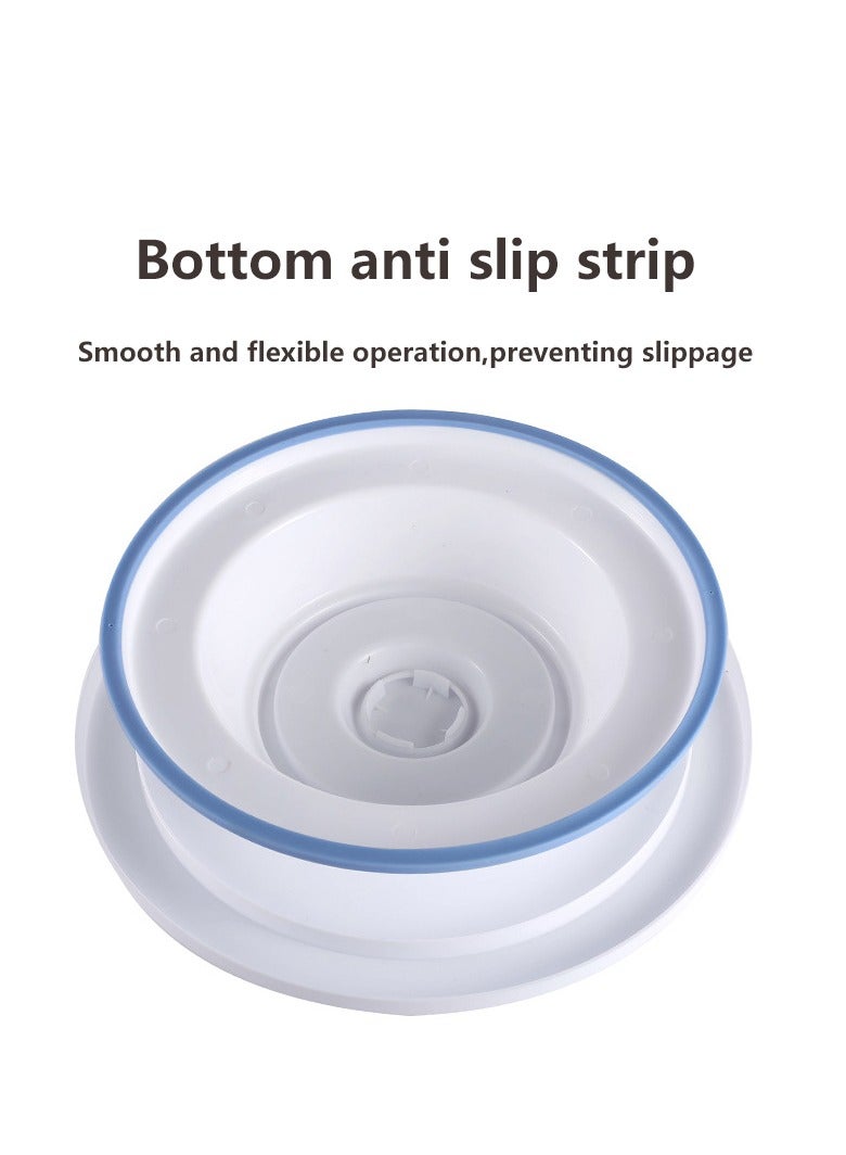 Cake Stand, 11 Inch Rotating Cake Turntable, Turntable Sculpting Wheel Revolving Cake Turnable Blue Painting Turn Table Stand for Paint Spraying Spinner - Image 5