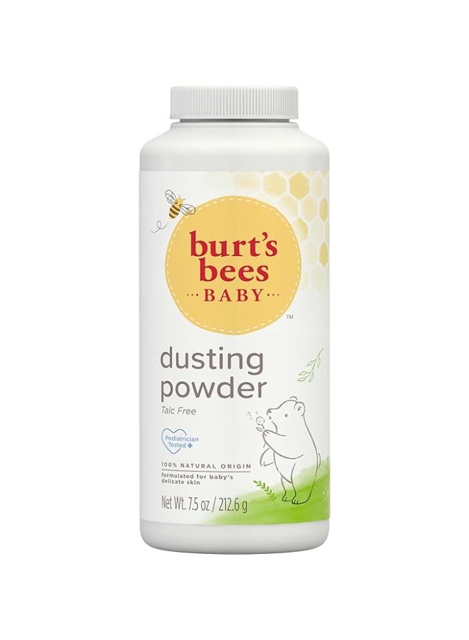 Burt's Bees Stocking Stuffers, Baby Dusting Powder, 100% Natural Origin, Talc-Free, Pediatrician Tested, 7.5 Ounces, Pack May Very - Image 1