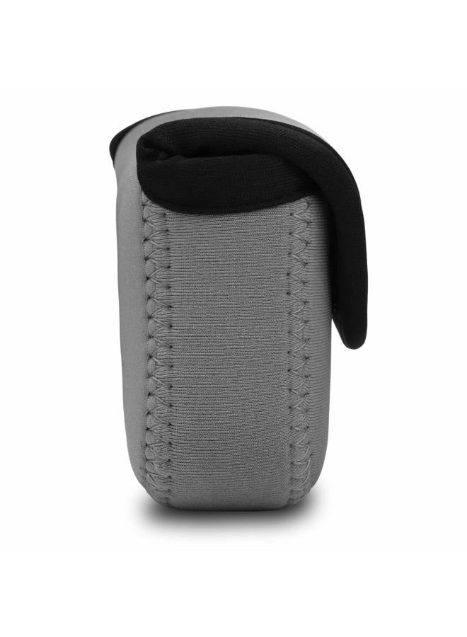 MegaGear Ultra Light Neoprene Camera Case Compatible with Olympus Tough TG-6, TG-5, TG-4, Sony Cyber-Shot DSC-RX100 VI, DSC-RX100 V, DSC-RX100 IV - Gray (MG593), Grey - Image 4