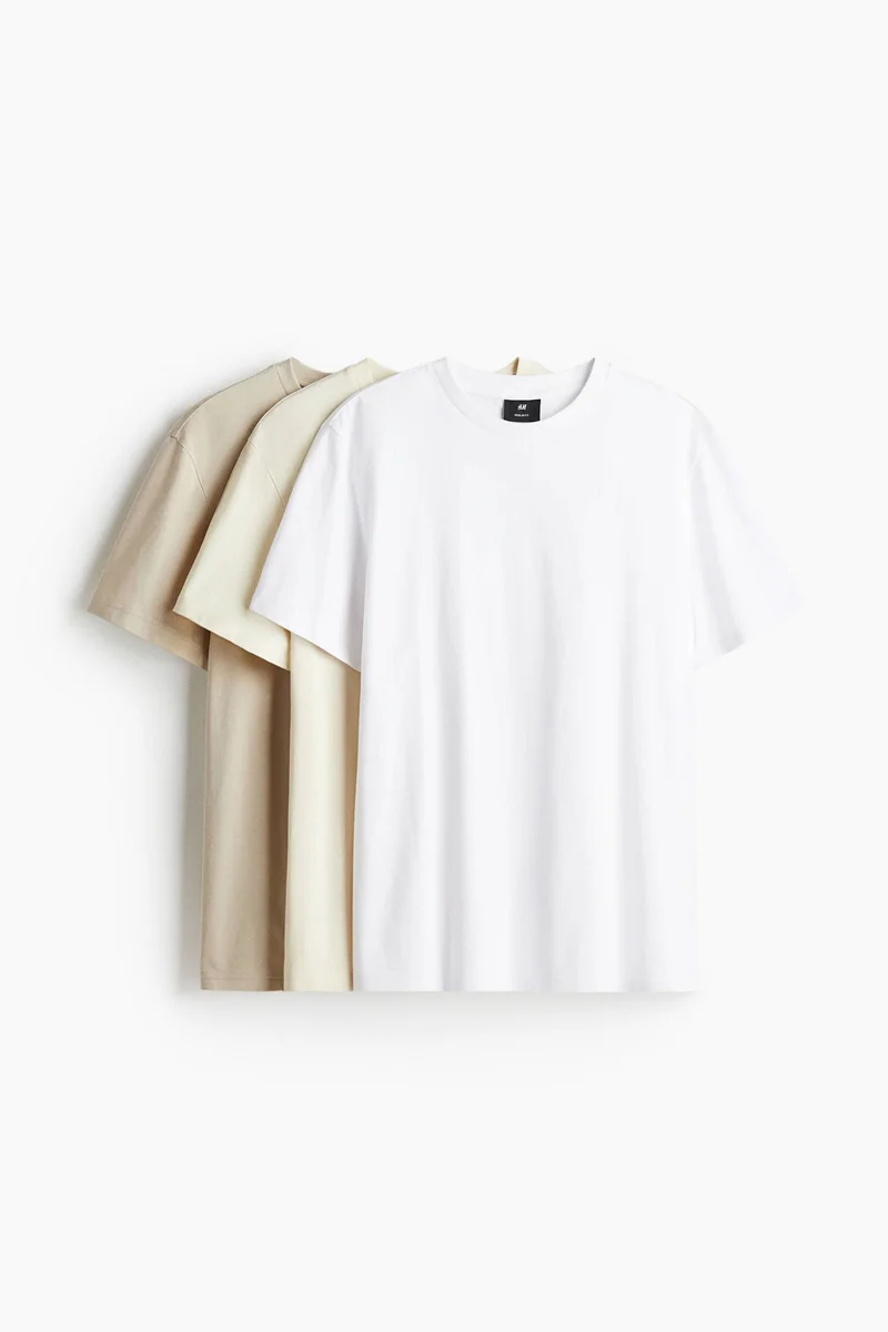 H&M 3-pack Regular Fit T-shirts