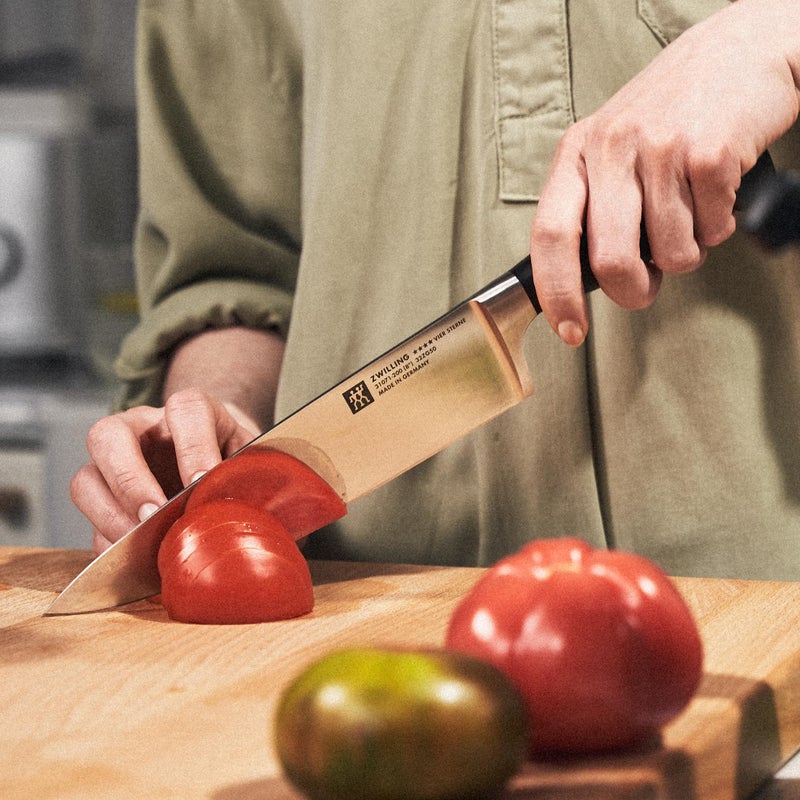 ZWILLING Four Star 8-inch Razor-Sharp German Chef's Knife, Made in Company-Owned German Factory with Special Formula Steel perfected for almost 300 Years, Dishwasher Safe - Image 5