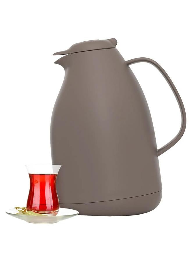Alsaif Plastic Thermos 1.5 Liters Brown 