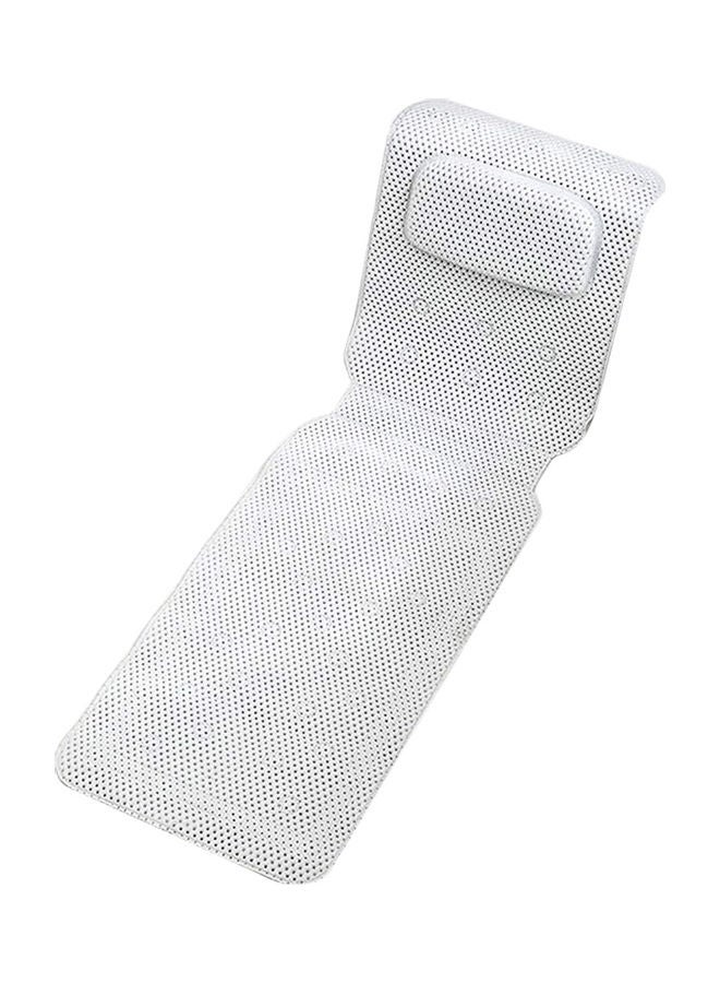 AMERTEER Non-Slip Cushioned Bathtub Pillow White 300grams - Image 1