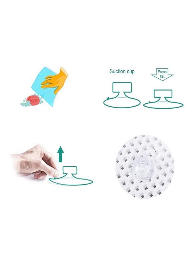 AMERTEER Non-Slip Cushioned Bathtub Pillow White 300grams - Image 4