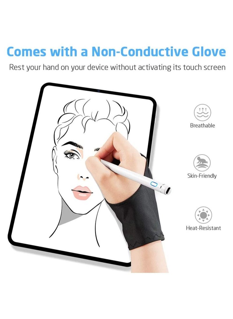 ESR Digital Stylus Pen for Apple Pencil 1 4mm Ultra Fine Tip Rechargeable Capacitive Pen with Protective Stylus Cap Compatible with iPad iPhone and Most Phones and Tablets
